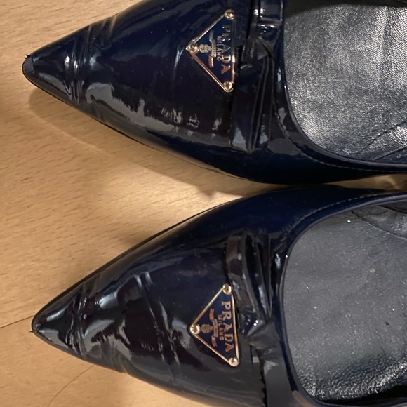 Prada Ballet Flat Shoes - EU 37 1/2 (Size 7) - Picture 7 of 7